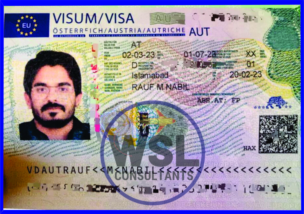 wsl consultants austria visa