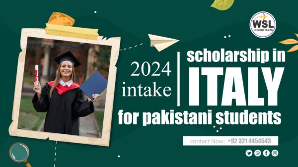 Scholarships In Italy For Pakistani Students 2024 WSL   Scholarships For Pakistani Students In 2024 Intake 600x337 