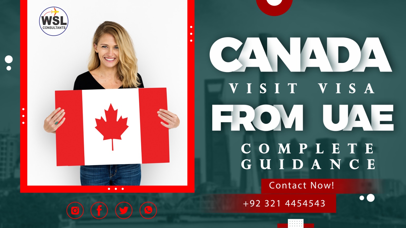 Canada visit visa from UAE