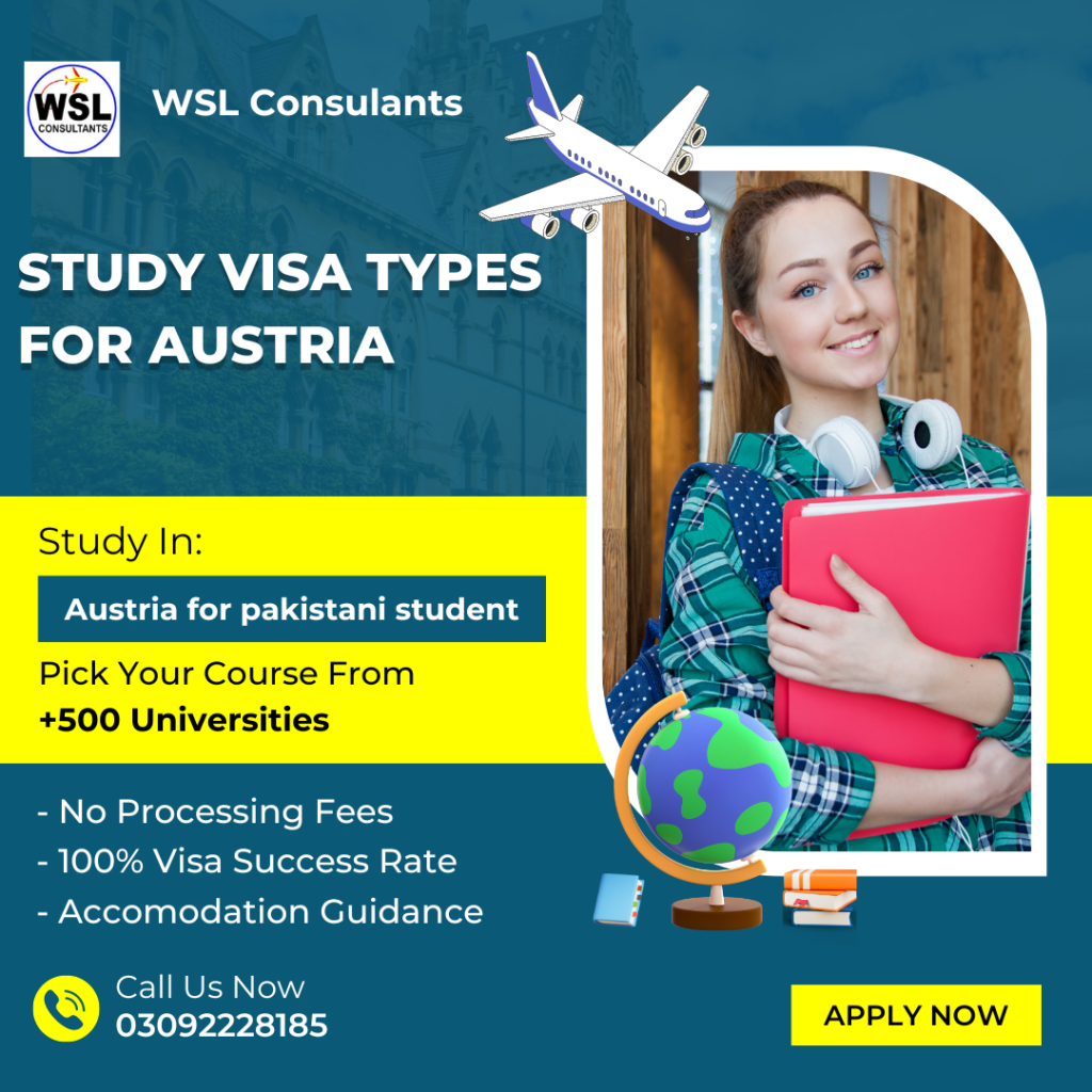 Study Visa Types for Austria