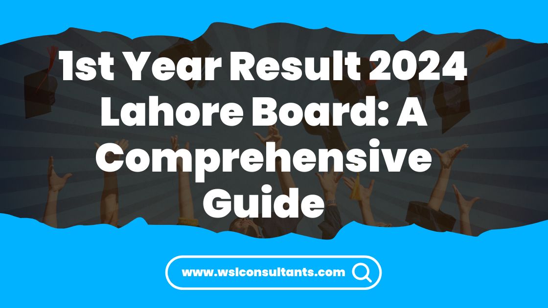 1st Year Result 2024 Lahore Board