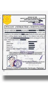 
A police clearance certificate is required to apply for a study visa for Canada from Pakistan