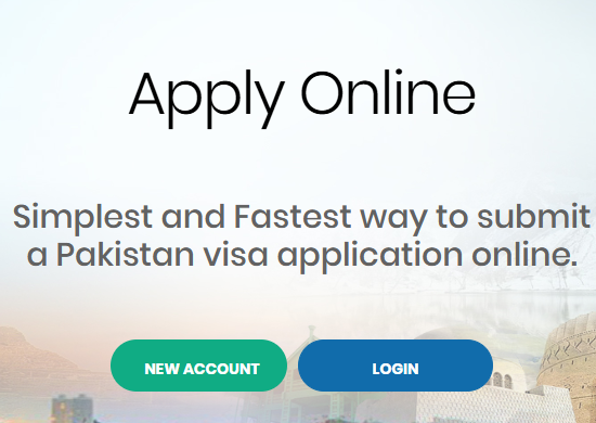 apply for a Pakistan visa online