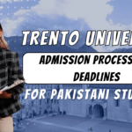 Trento University Admission Process and Deadlines for Pakistani Students