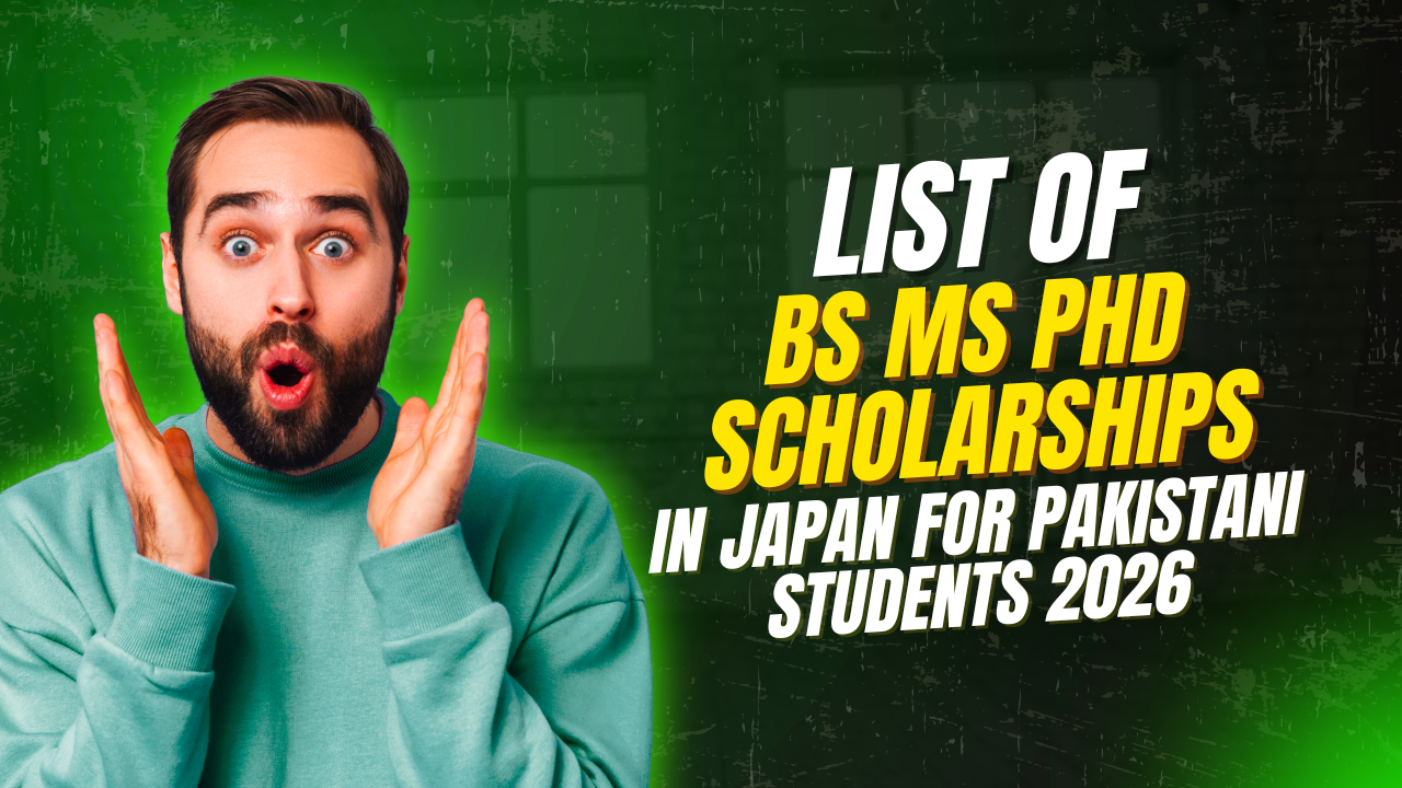 List of BS MS PhD Scholarships in Japan for Pakistani Students 2026
